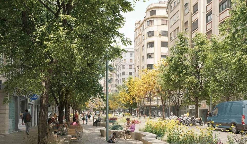 The most anticipated renovation of downtown Valencia now has a date: nearly 15 million euros to triple the number of trees and create more pedestrian space
