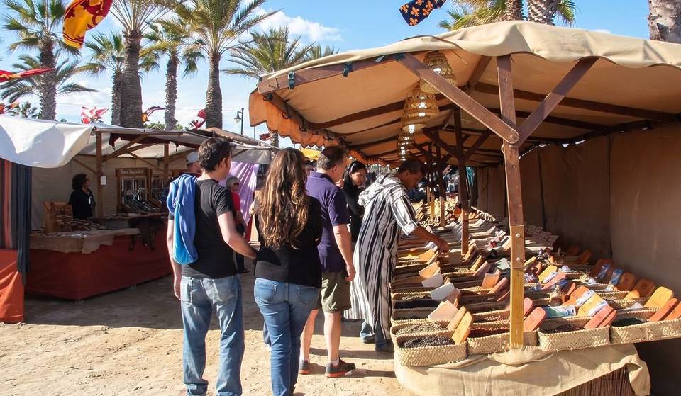 Un mercado medieval con 70 puestos de gastronomía y artesanía toma Poblats Marítims este fin de semana