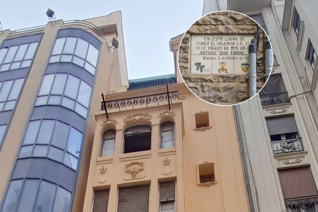 Este edificio del centro de Valencia donde se fundó el Valencia C.F. sale a subasta por 1,36 millones de euros