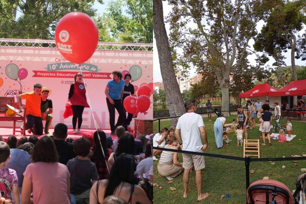 Party with free children’s activities this Sunday in Valencia to celebrate the EMT’s 40th anniversary