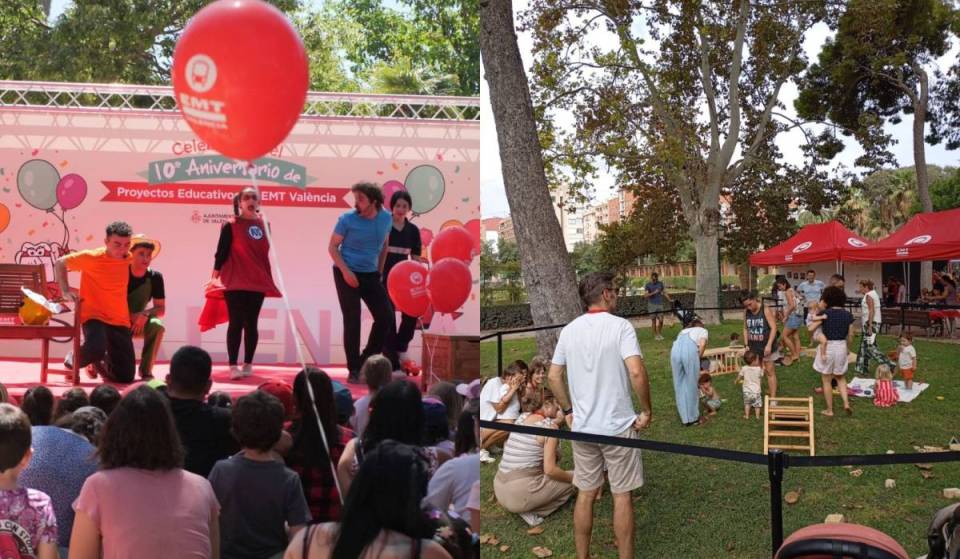 Party with free children’s activities this Sunday in Valencia to celebrate the EMT’s 40th anniversary
