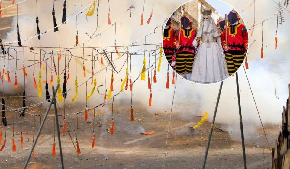 Mascletá en la plaza del Ayuntamiento de Valencia este domingo 7 de junio por los 700 años del Corpus Christi