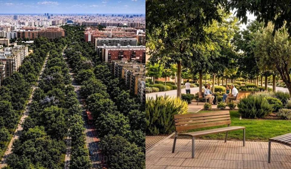 Así será el Paseo García Lorca de Valencia: un 88% peatonal y construido sobre las actuales vías del tren