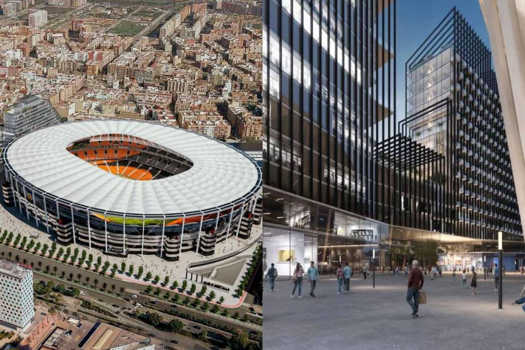 Valencia aprueba la licencia para dos torres junto al nuevo Mestalla: hotel de 245 habitaciones, apartamentos y centro comercial en 40.000 m²