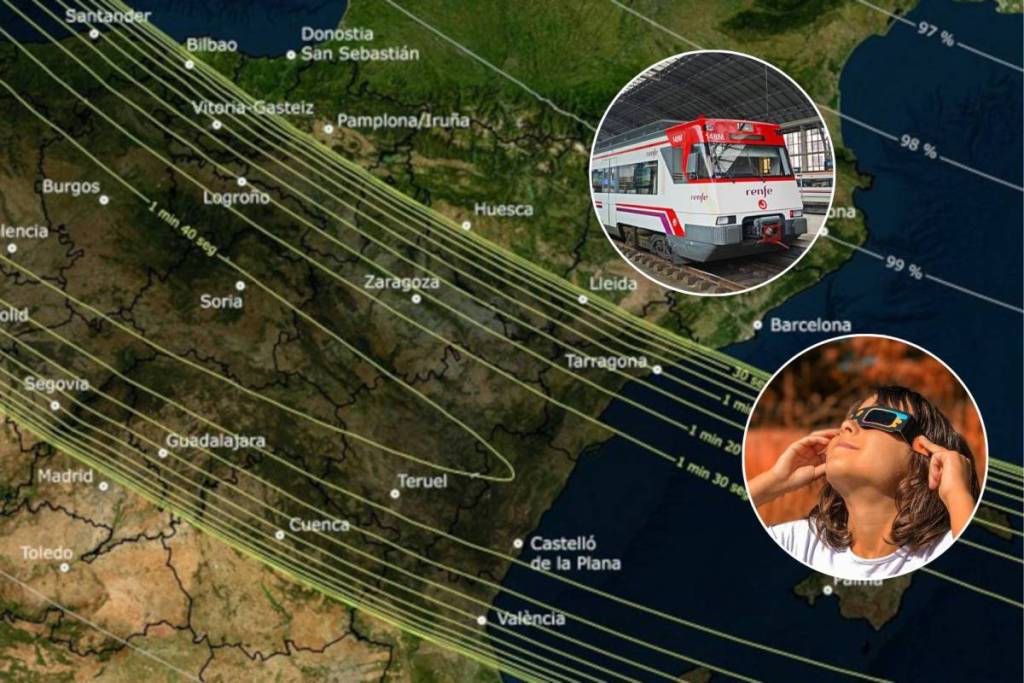 Non serve la macchina: questi paesi di Valencia e Castellón sono perfetti per vedere l’eclissi e ci puoi arrivare in treno o in autobus