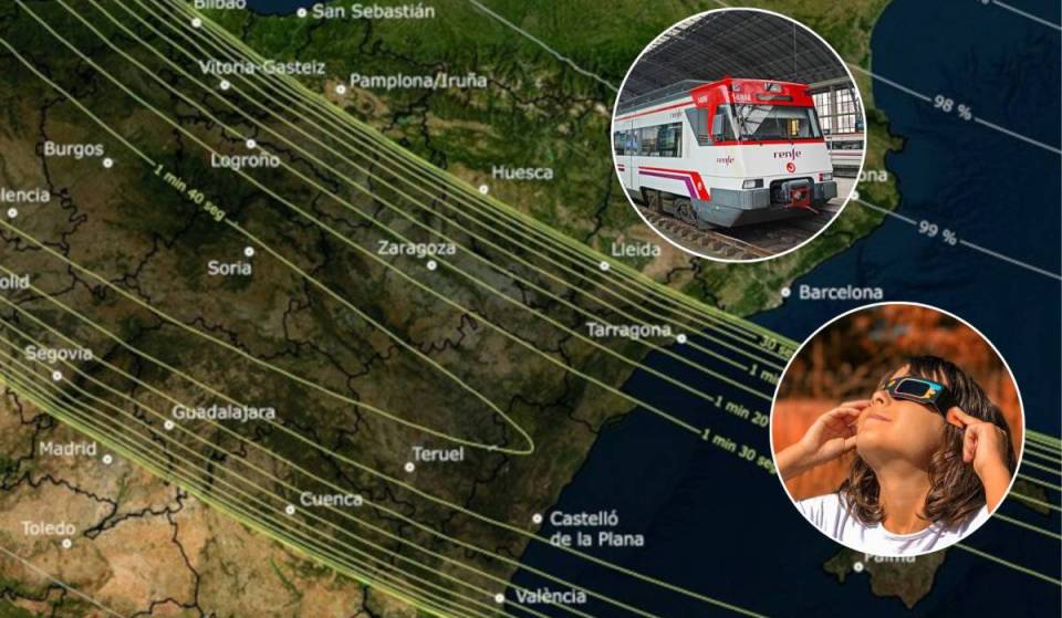 No hace falta coche: estos pueblos de Valencia y Castellón son perfectos para ver el eclipse y puedes llegar en tren o autobús