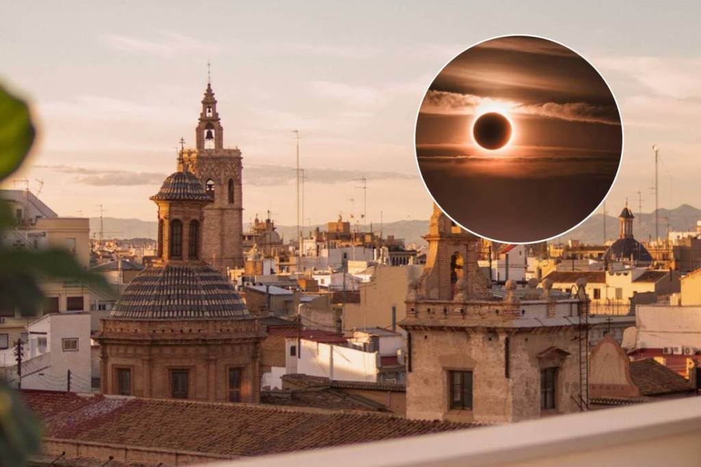 ¿Te quedas hoy en Valencia para ver eclipse? Miradores urbanos, terrazas de hoteles y hasta paseos en barco para ver el fenómeno sin salir de la ciudad