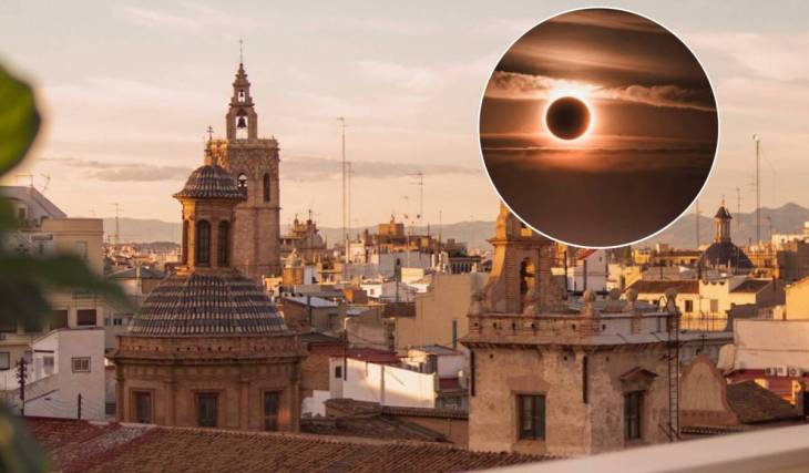 ¿Te quedas hoy en Valencia para ver eclipse? Miradores urbanos, terrazas de hoteles y hasta paseos en barco para ver el fenómeno sin salir de la ciudad
