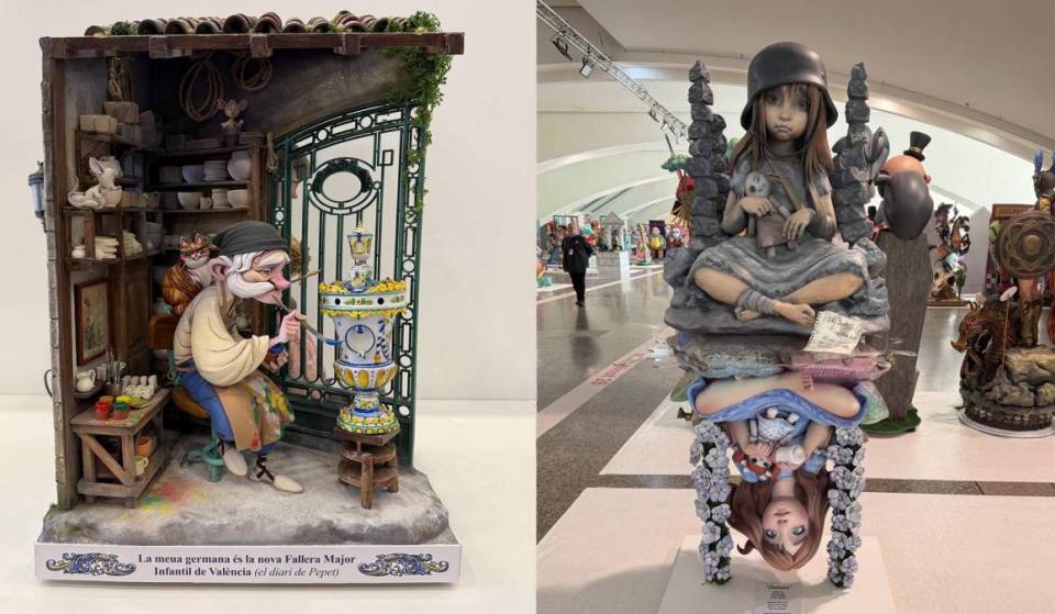 Guerra y paz, tradición fallera y una obra desparecida en 1969: el Museo Fallero amplía su exposición con tres nuevos ninots indultats