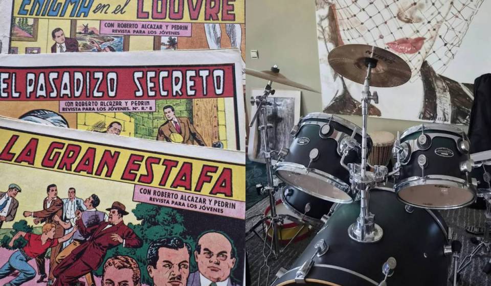 Un servizio da tavola esclusivo, un impianto stereo completo o fumetti storici: la casa che stanno svuotando a mezz’ora da Valencia e che nasconde centinaia di tesori vintage