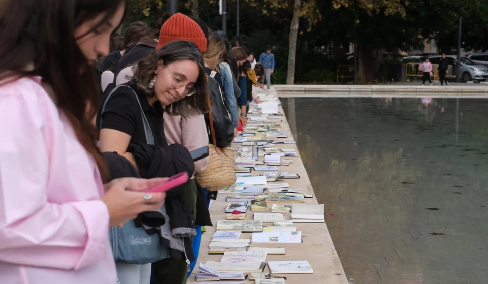 Il fenomeno Ojo Garabato compie un anno a Valencia: ecco com’è il riuscito raduno gratuito per disegnare questo 13 settembre nei Giardini di Monforte