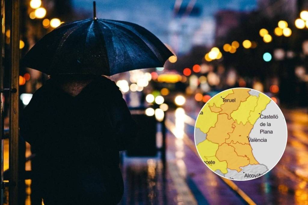 Orange Alert for Rain and Storms in Valencia This Wednesday: Parks, Gardens, and 26 Schools Closed