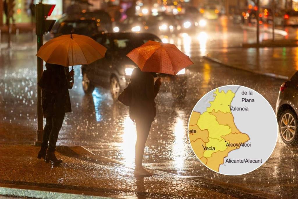 The weather in Valencia after the storm: AEMET maintains the orange alert due to heavy rain