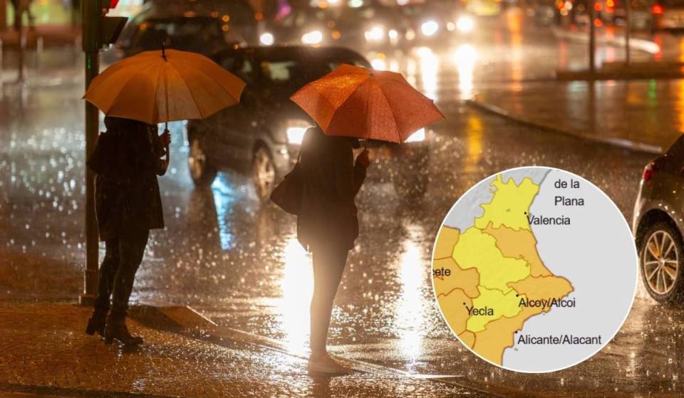 Il tempo a Valencia dopo il temporale: l’AEMET mantiene l’allerta arancione per forti piogge