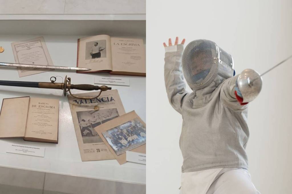 Un siglo de historia entre sables, tecnología y libros: la exposición gratuita sobre la esgrima en Valencia que se puede visitar hasta el 14 de octubre