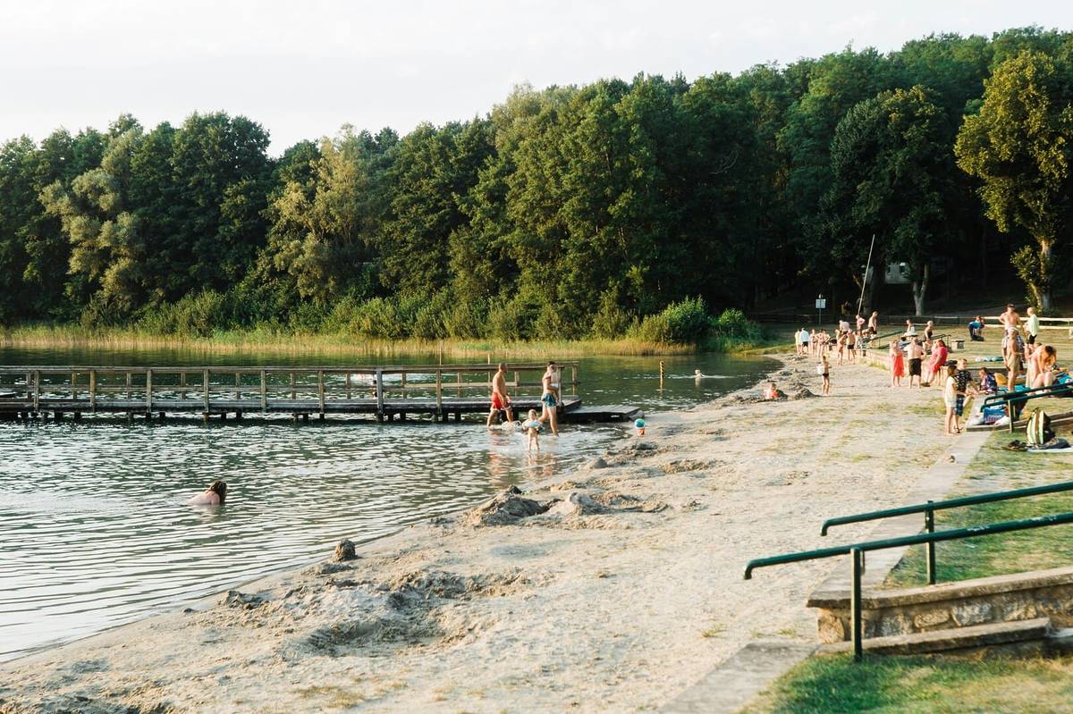 Strand am Badeteich