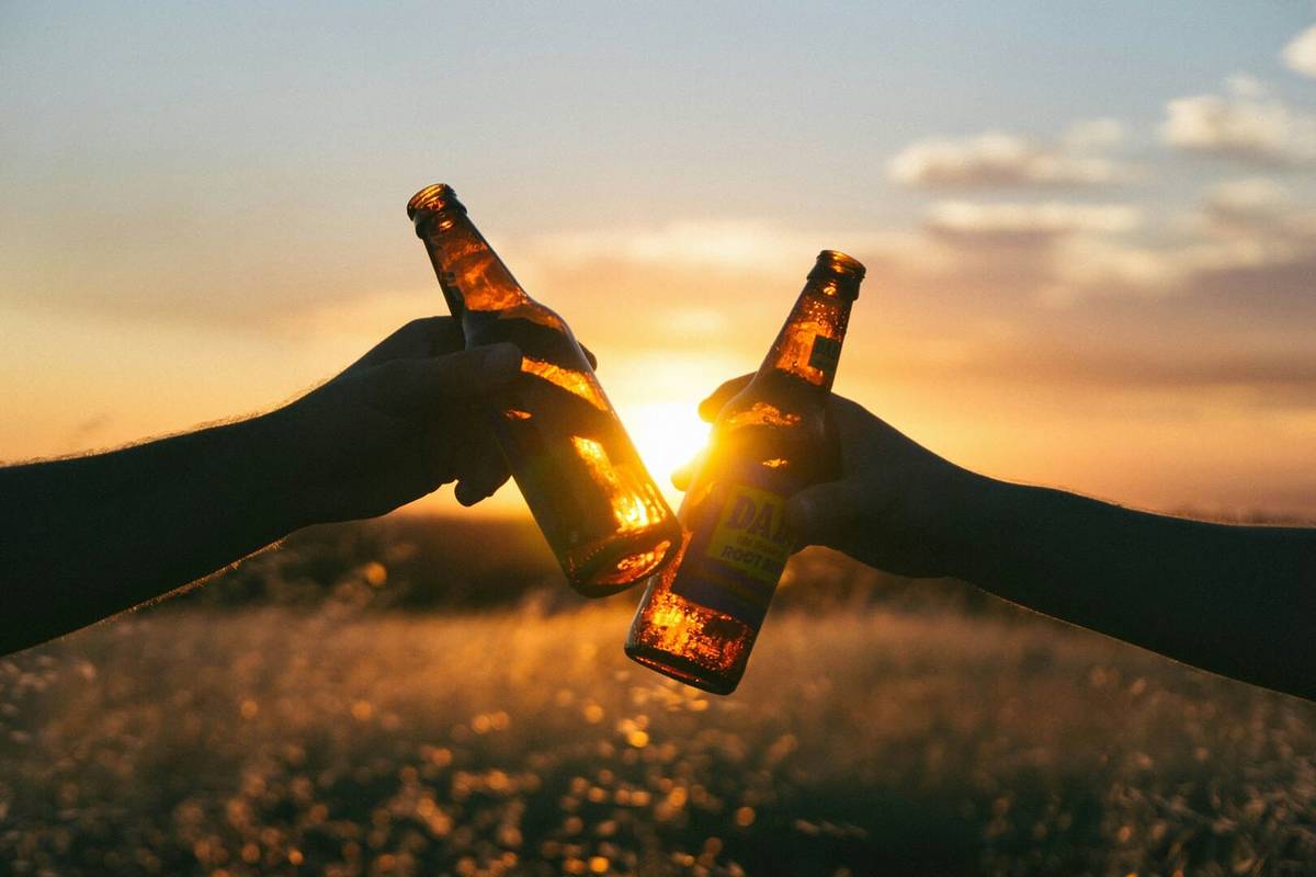 Bier im August in Wien