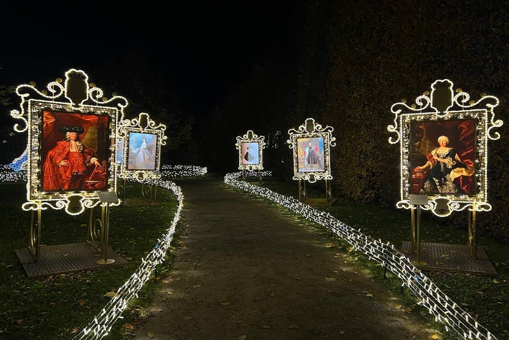 lichtinstallation bei imperial lights