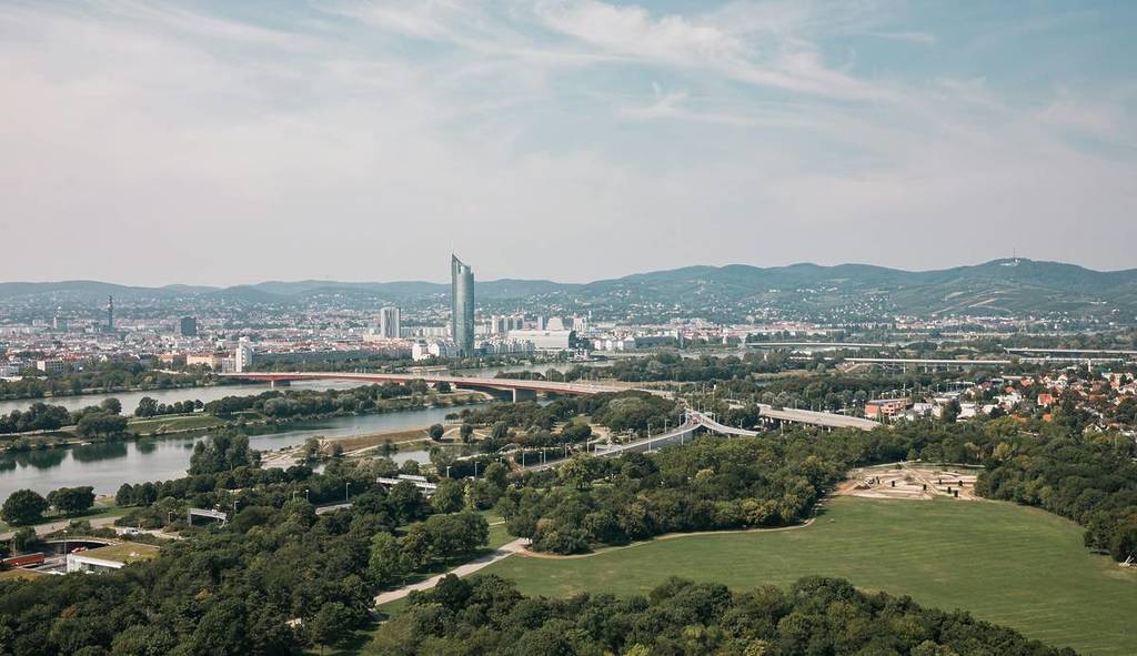 aussicht vom donauturm