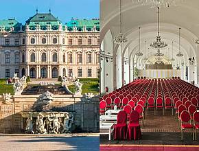 Belvedere &amp; Schönbrunn Palaces as dream backdrops for classical music: these tribute concerts await you at the two UNESCO World Heritage Sites in Vienna.