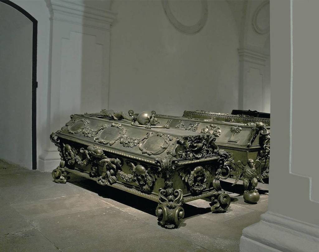 Coffins in the Imperial Crypt