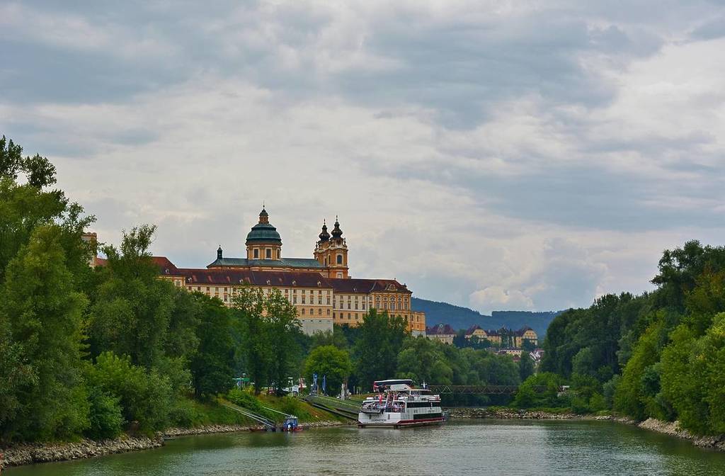Melk Abbey overlooking the Danube