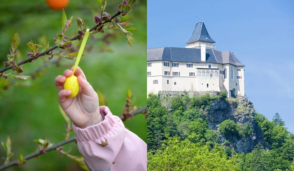 Dieses prunkvolle Schloss bei Wien öffnet seine Tore für einen der größten Ostermärkte des Landes inklusive Greifvogel-Show und 100 Kunsthandwerkern