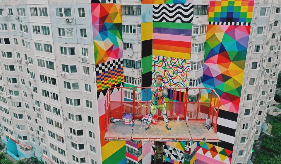 Vienna’s most famous “haunted house” is being repainted after 21 years of vacancy—Austria’s largest mural is taking shape there, an impressive work of art covering an area of 1,100 square meters
