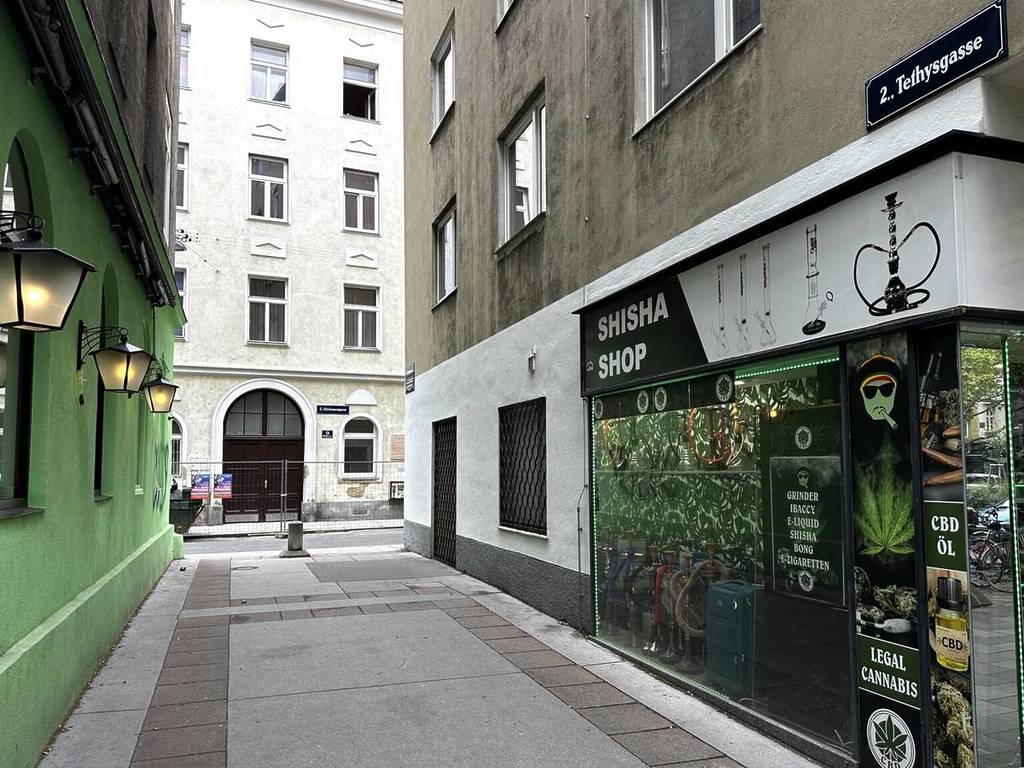 Die Tethysgasse in Wien