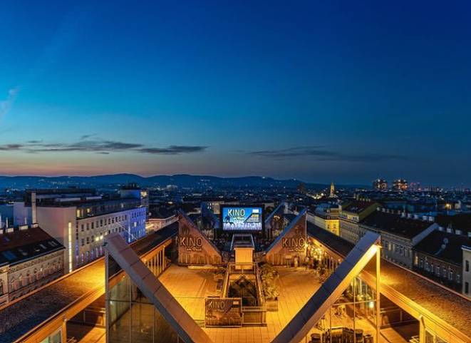 Open-air cinema in Vienna