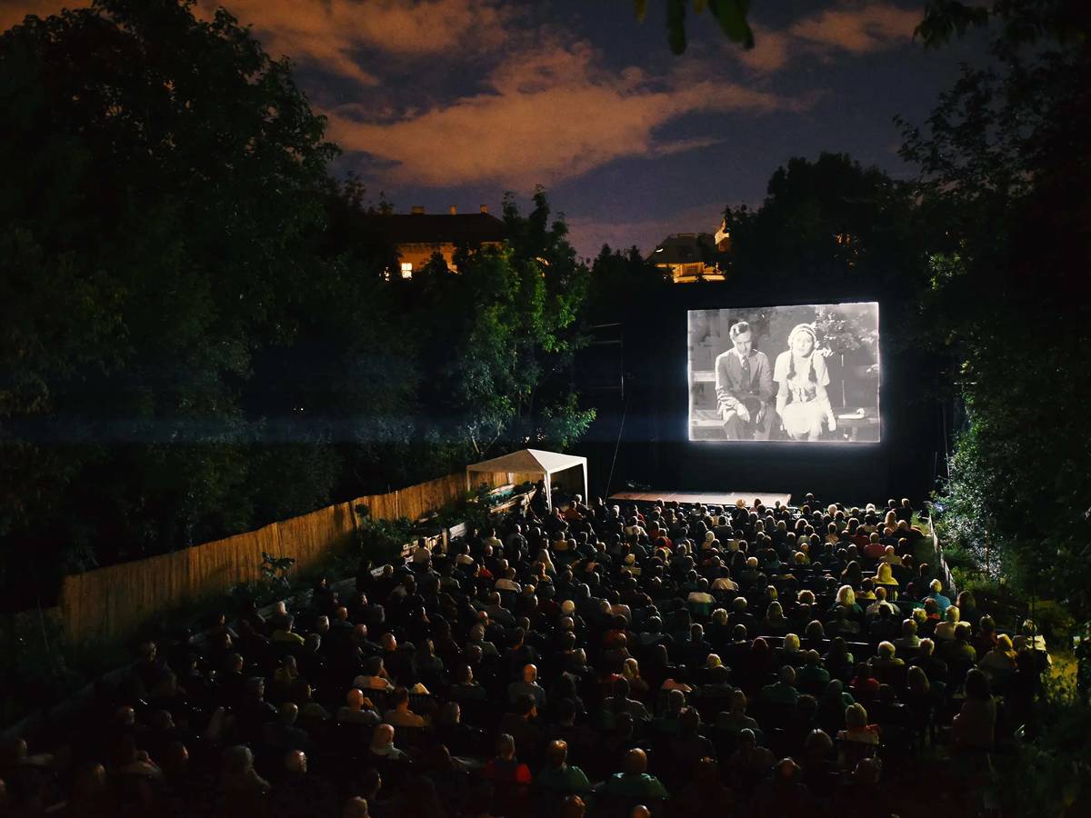 Open-air cinema in Vienna