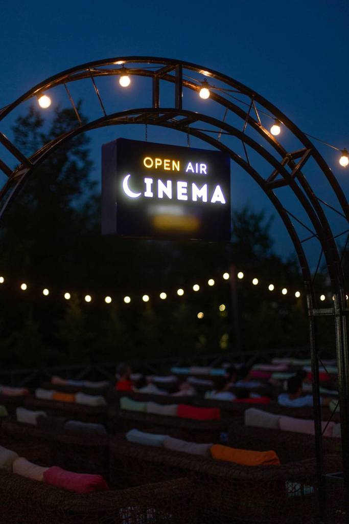 Open-air cinema in Vienna