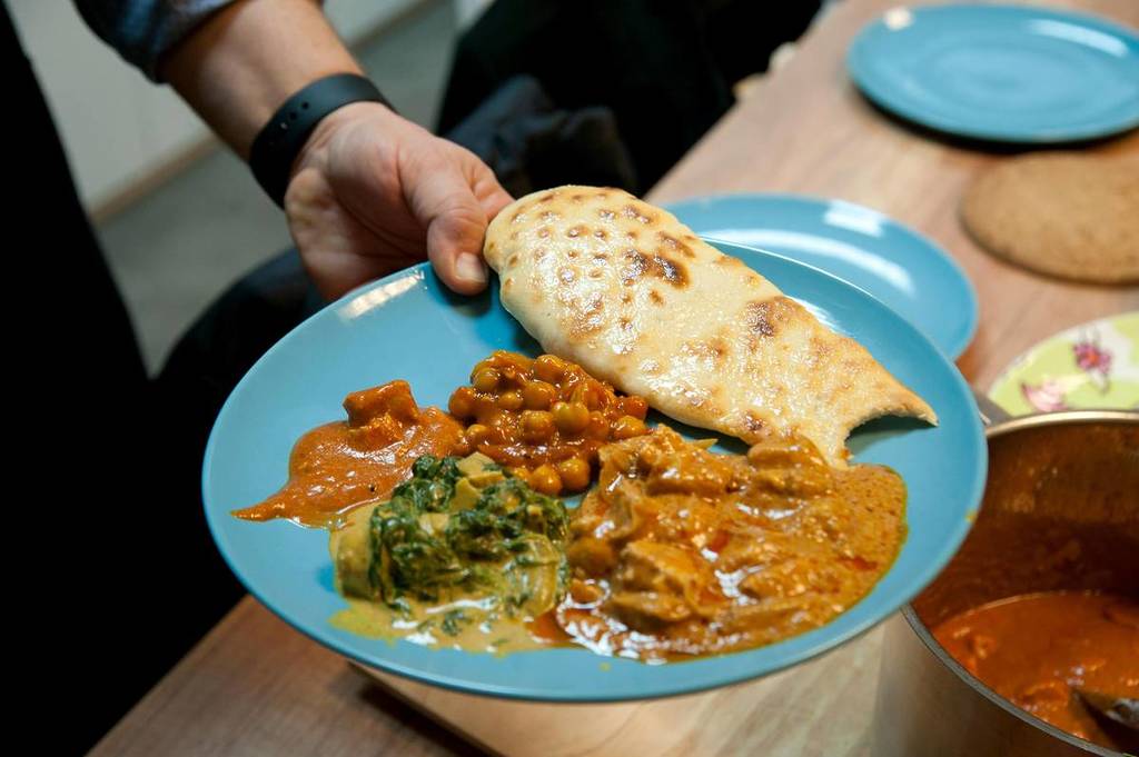 Various dishes at India Gate