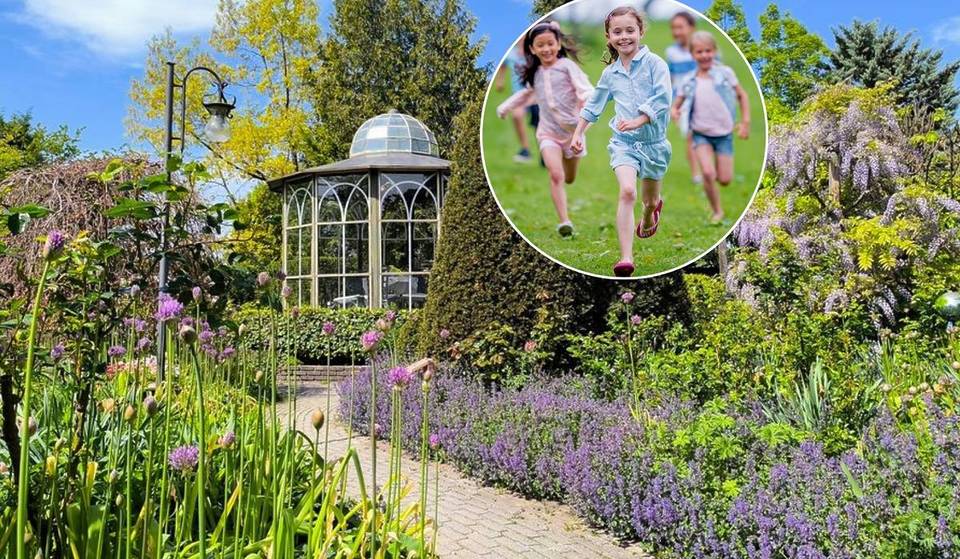 Alpacas, waterfalls, and 50 themed gardens just outside Vienna: Visit the 60,000-square-meter sea of flowers featuring a petting zoo, a bowling alley, and the world’s largest herb spiral