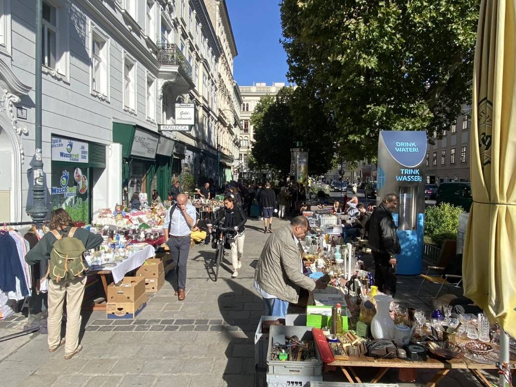 Flea Market at Margaretenplatz in Vienna