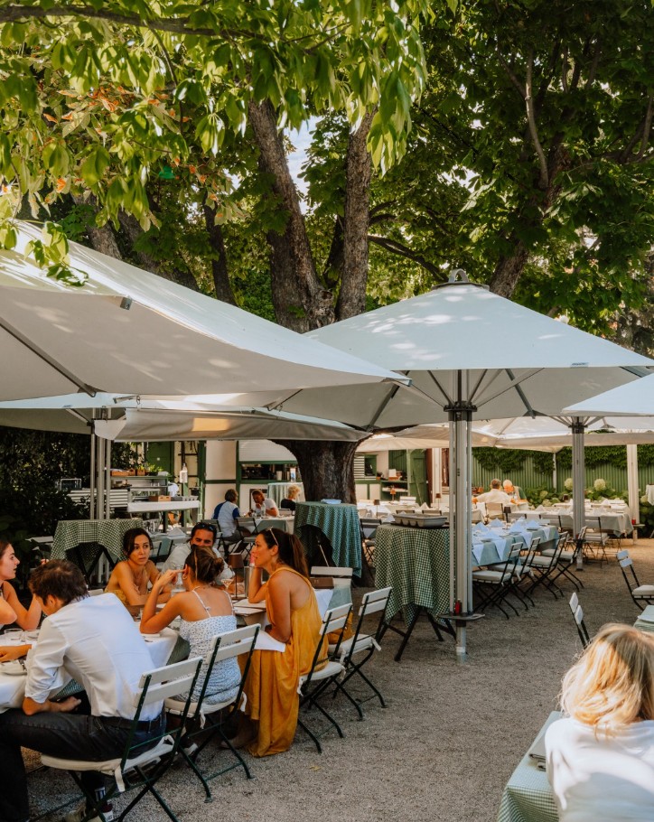 Der Garten im Pfarrwirt in Wien