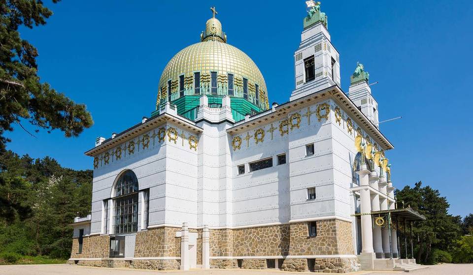 Just 30 minutes from Vienna’s city center lies the world’s first modern church, completed in 1907—a masterpiece of Art Nouveau by Otto Wagner