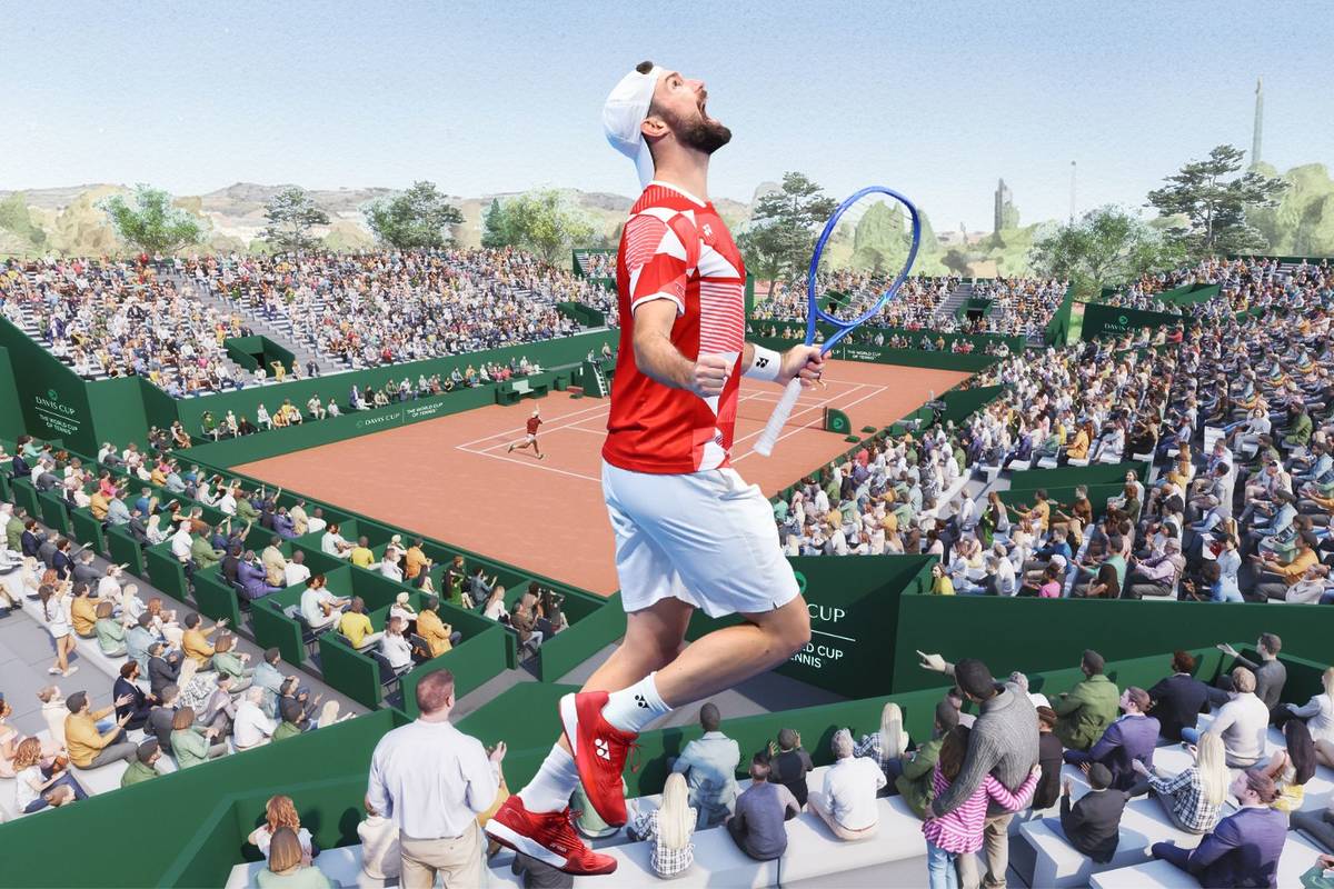 Grab the last tickets for the “World Cup of Tennis” at the pop-up stadium! This weekend, Vienna is hosting a Davis Cup match for the first time in 18 years.