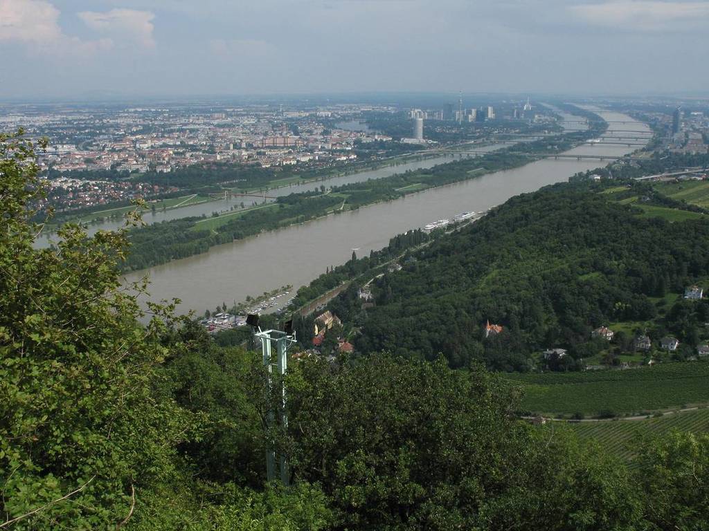 View from Leopoldsberg in Vienna