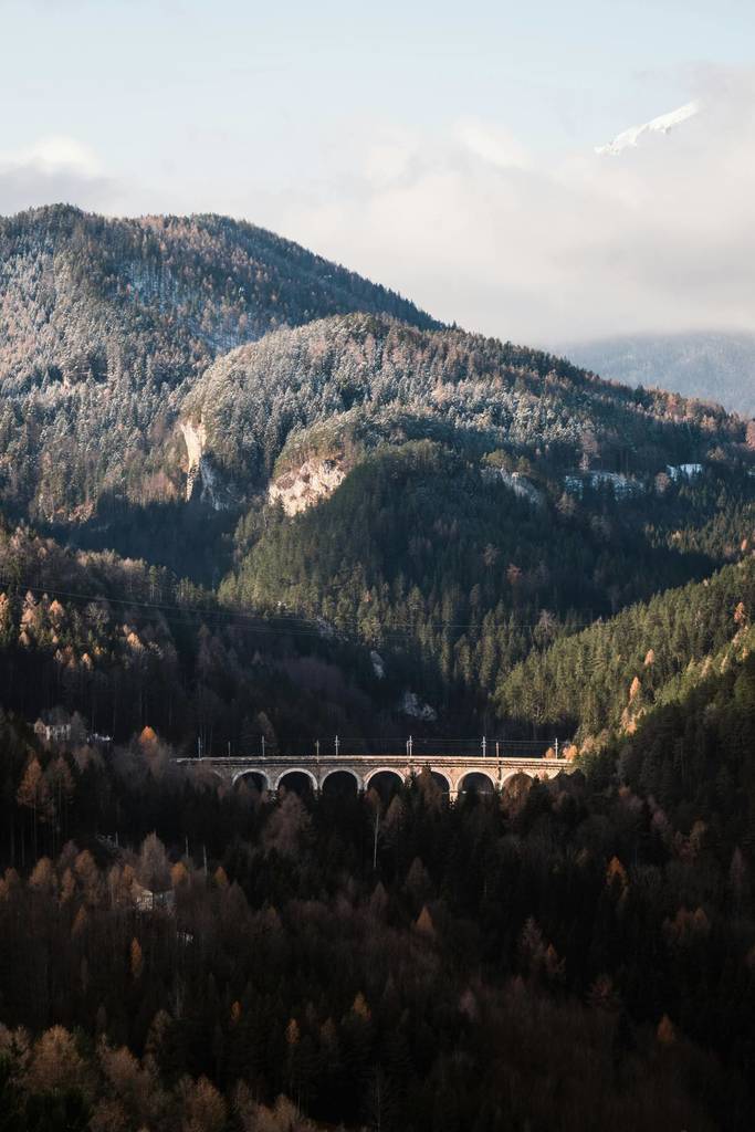 A breathtaking panorama on the Semmering Railway