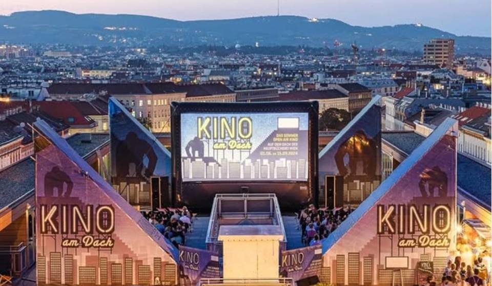 Discover great cinema at lofty heights under the starry sky: Vienna’s most famous rooftop terrace kicks off the new open-air season!