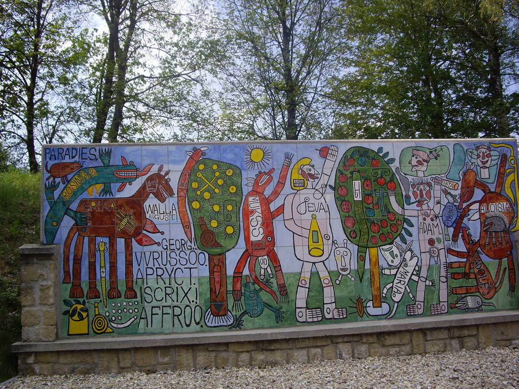 A Wall at the Gugging Museum
