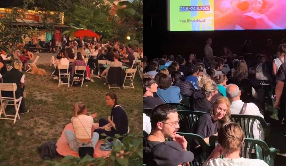 Mitten im Herzen von Wien: Erfahre mehr über das Freiluftkino in diesem versteckten Naturgarten, das Filme noch per Hand kurbelt und wie aus einem Märchen aussieht