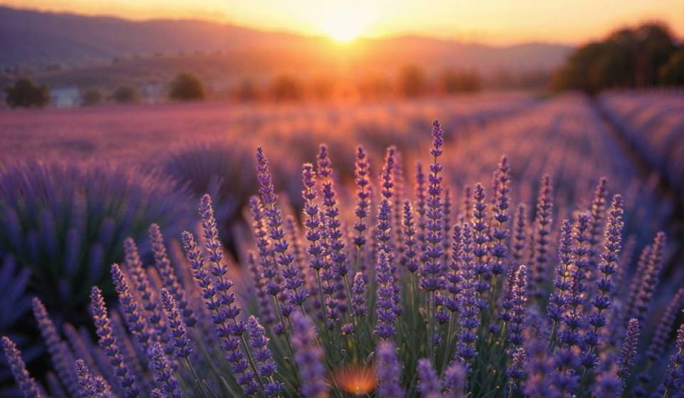 „Es sieht aus wie in der Provence!“- Entdecke nur eine Stunde von Wien 120 verschiedene Blumen-Sorten mit tausenden lila Blüten und intensiven Sommerduft in diesem Lavendeldorf