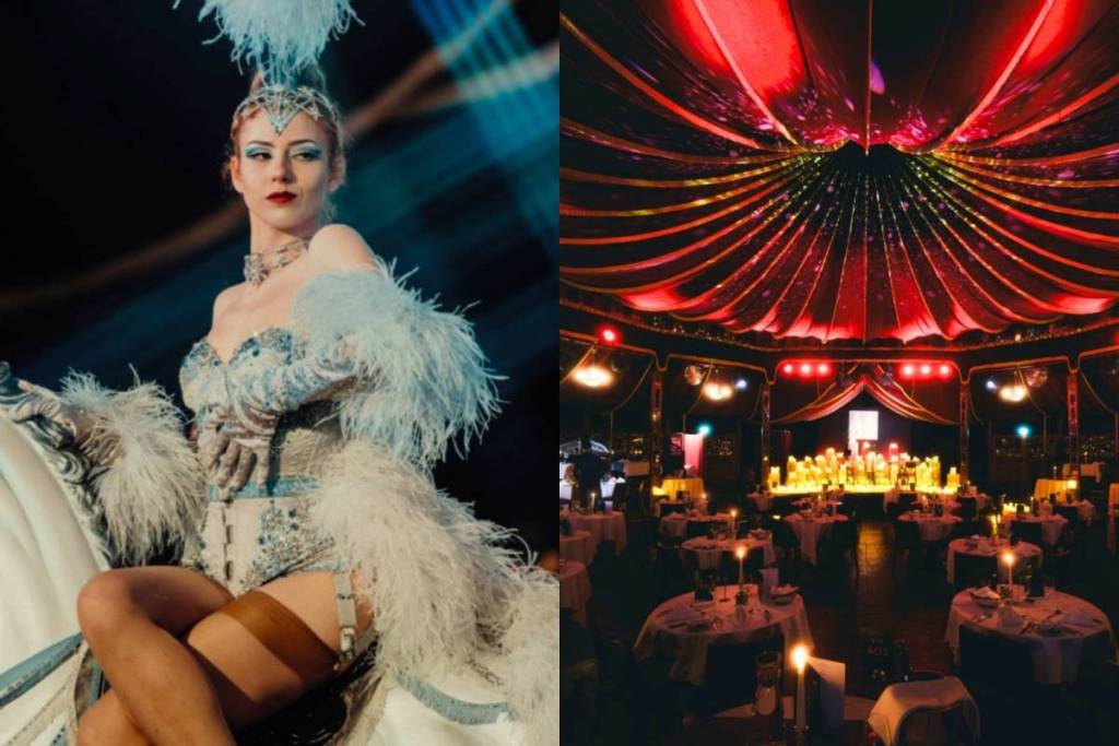 „Zurück in die goldenen 20er Jahre“- Entdecke im Herzen von Wien eine außergewöhnliche Burlesque- und Varieté-Show: Diese Dinner-Show verbindet Comedy, Sinnlichkeit, Kunst und qualitatives Essen in einem einzigen Abend