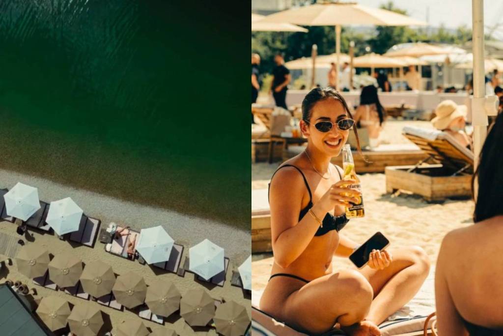 Ibiza vibes, including a beach bar, just 15 minutes from Vienna: Discover this Mediterranean summer paradise for just a 10-euro admission fee, featuring the most elegant events and parties