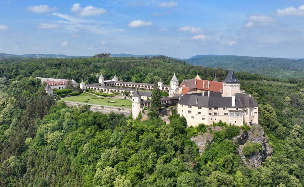 Schloss Rosenburg von oben