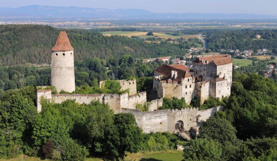 Right on Vienna’s doorstep: Take the train for a 30-minute ride into the countryside to this idyllic nature park and its medieval castle