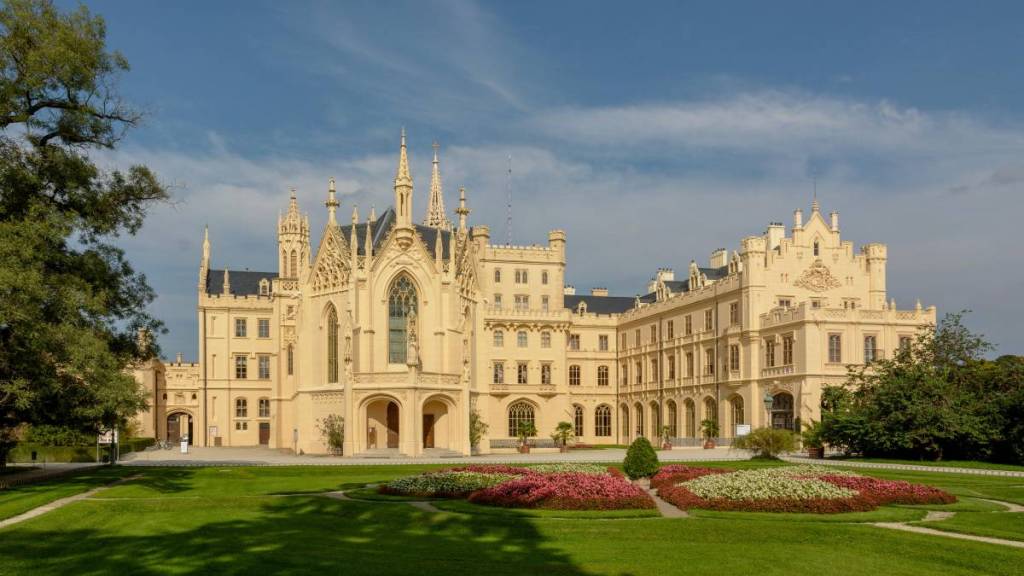Eisgrub Castle (Ledice) in the Czech Republic
