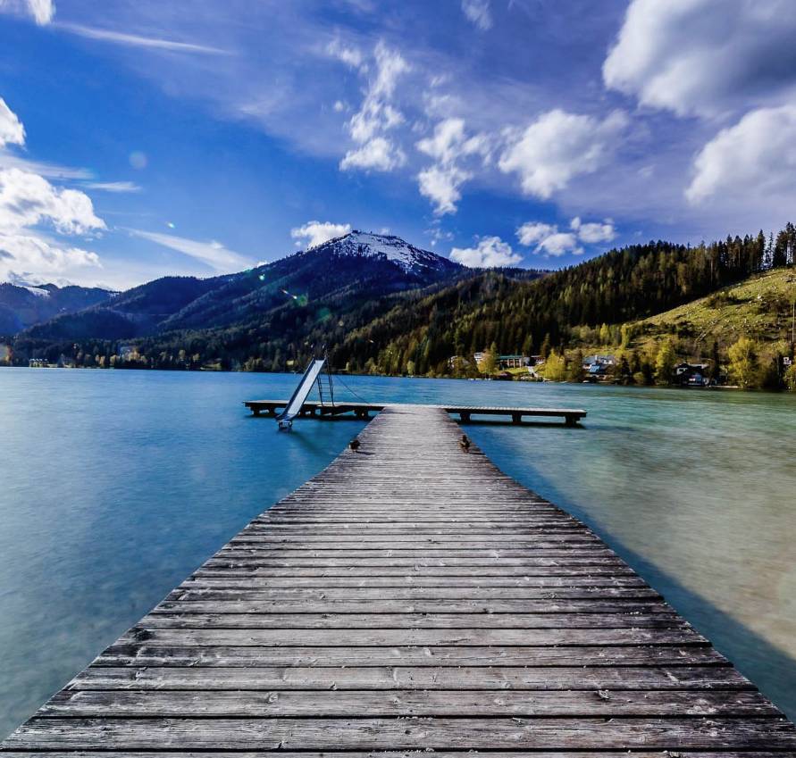 Das glasklare Wasser des Erlaufsee